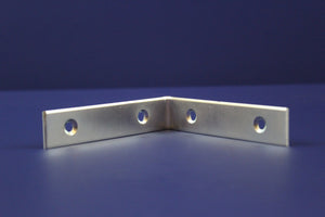 4" x 4" x 7/8" Zinc Angle Bracket